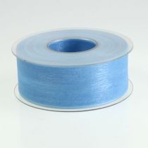 Artículo Cinta de organza en azul 40mm 50m