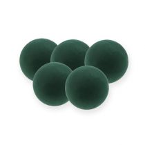 Artículo Pelota foam floral mini verde oscuro Ø9cm 10p