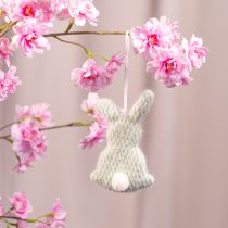 Artículo Conejito de Pascua para colgar, una linda decoración primaveral para interiores, 13 cm, 3 piezas