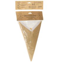 Artículo Luces de estrellas navideñas, decoración de estrellas de papel, diseño festivo y elegante.