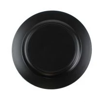 Artículo Plato de plástico dorado Ø17cm 10uds