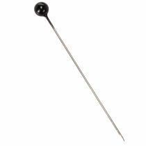 Artículo Alfileres con cabeza de perla Ø6mm 65mm Negros