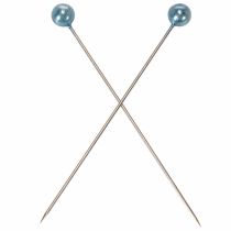 Artículo Broches de turquesa con cabeza de perla, Ø6 mm, 65 mm
