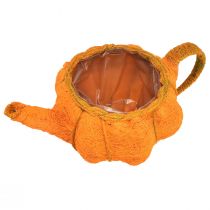 Artículo Jardinera calabaza decoración naranja amarillo-verde Ø19cm H12cm