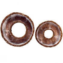 Artículo Juego de anillos para plantar sauce Ø32/25cm, 2 piezas, decoración rústica natural