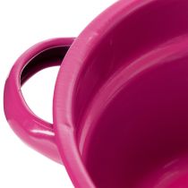 Artículo Maceta metálica, diseño original para espacios sofisticados y decoración con estilo, 17 cm, 3 unidades.