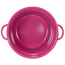 Artículo Maceta metálica, diseño original para espacios sofisticados y decoración con estilo, 17 cm, 3 unidades.
