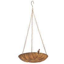 Artículo Bol colgante decorativo, decoración de jardín, aspecto oxidado, Ø31cm, L62cm