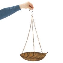 Artículo Bol colgante decorativo, decoración de jardín, aspecto oxidado, Ø31cm, L62cm