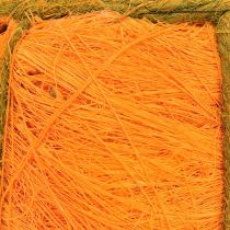 Artículo Macetero decoración calabaza naranja/amarillo-verde sisal Ø21cm H12cm