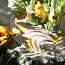 Artículo Manteles individuales redondos de fieltro gris Summer Lemon 31cm 2 uds