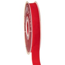 Artículo Cinta de terciopelo roja decorativa terciopelo 15mm 7m