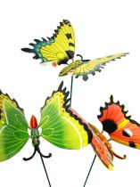 Artículo Mariposas en el palo 17cm colores diferentes