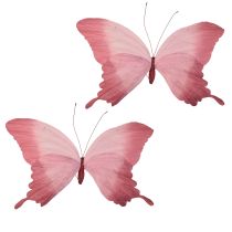 Artículo Mariposa colgante grande, elegante decoración de pared, 50 cm, 2 piezas