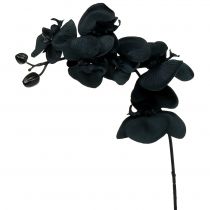 Artículo Orquidea para decorar Negra 54cm