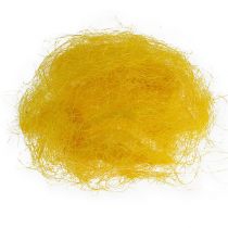 Decoración primavera, sisal amarillo, lana de sisal 300g