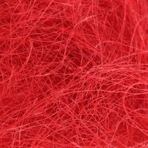 Sisal rojo, decoración navideña, lana de sisal 300g