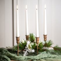 Artículo Velas cónicas 250/23 velas blancas 12 piezas