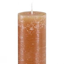 Artículo Velas cónicas velas de mesa en caramelo 34mm x 300mm 4 piezas