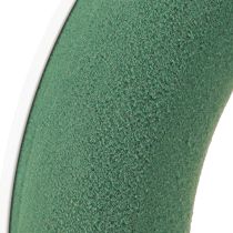 Artículo OASIS® Anillo de corona de espuma floral verde H3cm Ø25cm 6 piezas