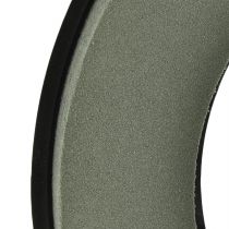 Artículo Anillo corona floral de espuma negro Ø30cm 2uds