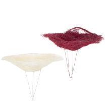 Artículo Collarín para ramo, accesorio floral para arreglos florales creativos, 20 cm, 8 unidades