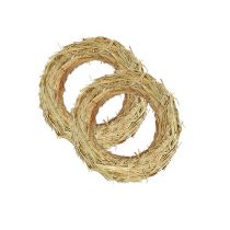 Artículo Corona de paja 18/3cm 10 piezas