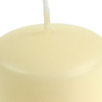 Artículo Velas de pilar velas color crema H145mm Ø50mm crema 12ud