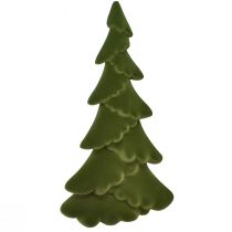 Artículo Decoración para árbol de Navidad Árbol de Navidad abeto flocado verde 76cm