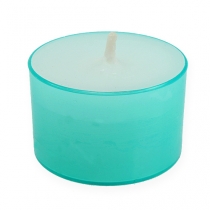 Velas de té de colores Ø38mm 40pcs