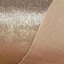 Artículo Cinta de mesa dorada beige deshilachada vintage An. 47 cm L. 1,5 m