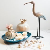 Artículo Cuenco de mesa de metal, decoración elegante y funcional para espacios de estar, 28cm