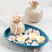 Artículo Cuenco de mesa de metal, decoración elegante y funcional para espacios de estar, 28cm