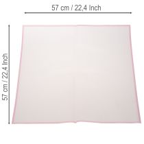 Artículo Película floral Transmatt rosa resistente a la humedad, 57 cm, precortada para ramos, 20 unidades.