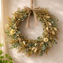 Artículo Flores secas de retama verde oliva 160 g 48 cm