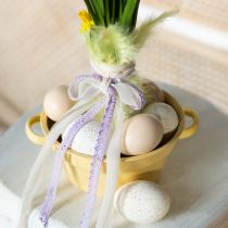 Artículo Huevos de pavo naturales 6,5 cm 10 uds.