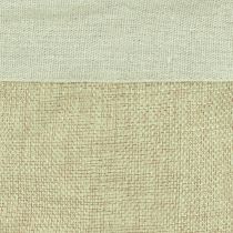 Artículo Macetero Yute Tela Cesta Natural Utensilo Ø26cm H21cm 3ud