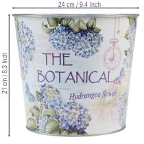 Artículo Maceta metálica para hortensias, Ø24cm H21cm