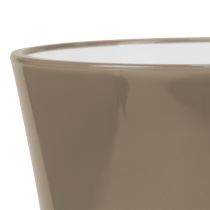 Artículo Jarrón &quot;Fizzy&quot; Ø16cm H27cm gris platino 1 ud