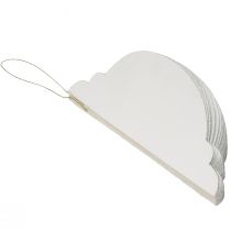 Artículo Bola alveolar Bola navideña papel blanco FSC Ø15cm H20cm