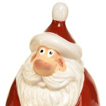 Artículo Figura de Papá Noel en rojo 13 cm - decoración navideña ideal para un ambiente festivo - 2 piezas