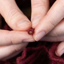 Artículo Hilo de mecha, cordón de lana, burdeos, cuerda de 55 m, floristería, manualidades, bricolaje