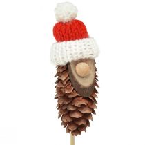 Artículo Gnomo cono con sombrero gnomo tapón de flor 8cm 12 piezas