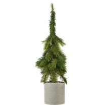 Artículo Árbol de Navidad artificial en maceta verde 55cm