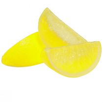 Artículo Decoración Limón Rodajas de Limón Artificial 7×3.5×3cm 48uds