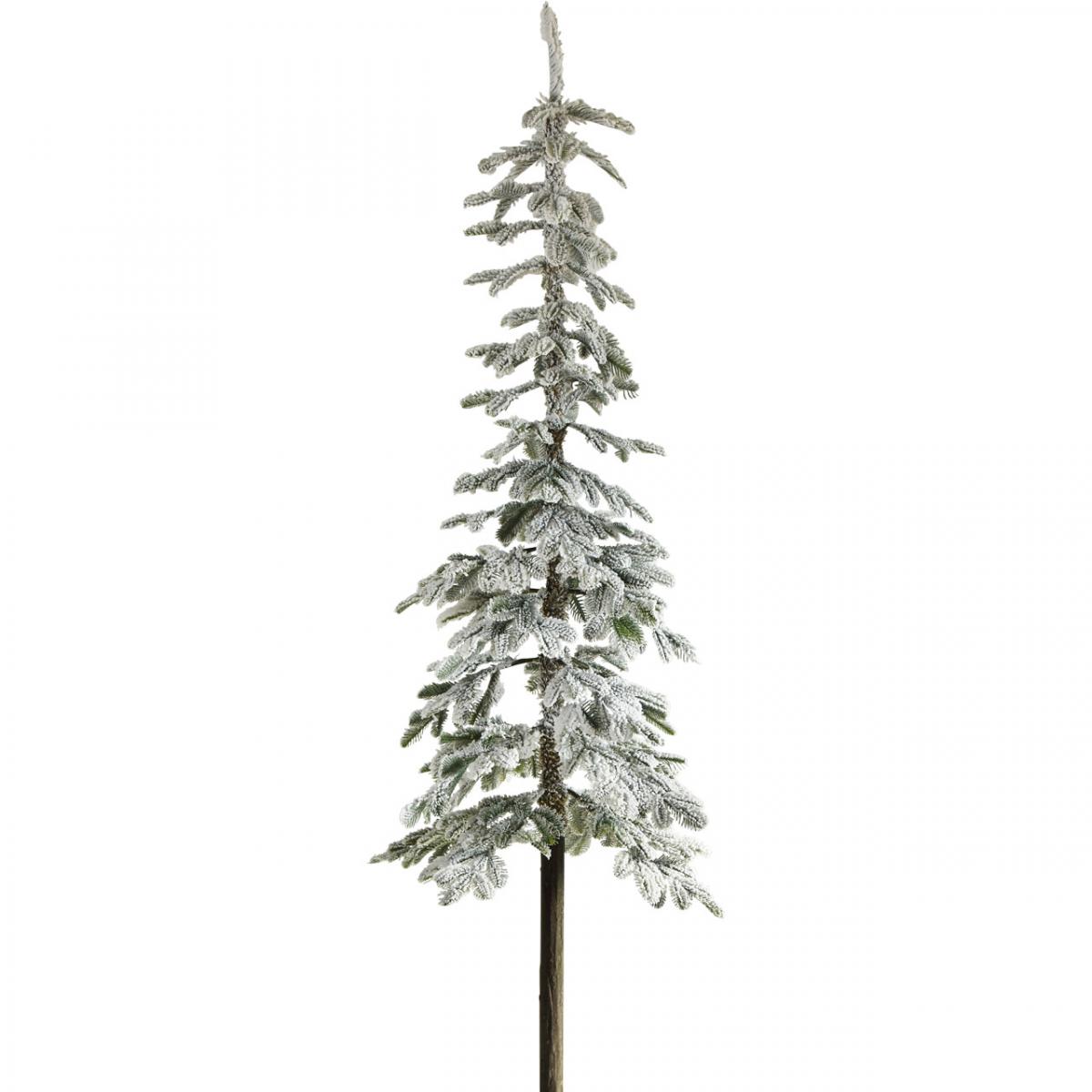 nevado Ø 18 cm Abeto navideño/Adorno pequeño 30 cm 38 Ramas Artplants Mini árbol de Navidad Artificial Reykjavik en un Saco marrón Decorativo 