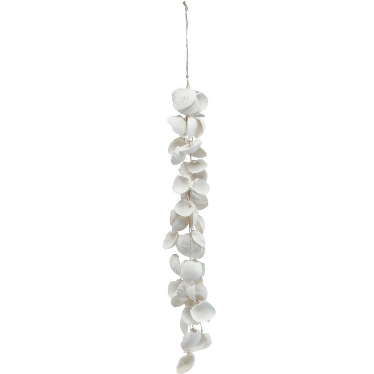 Guirnalda De Conchas Marinas Artificiales – 9.8 Yardas, Cuentas De 17 Mm, Perfecta Para Decoración Costera Y DIY