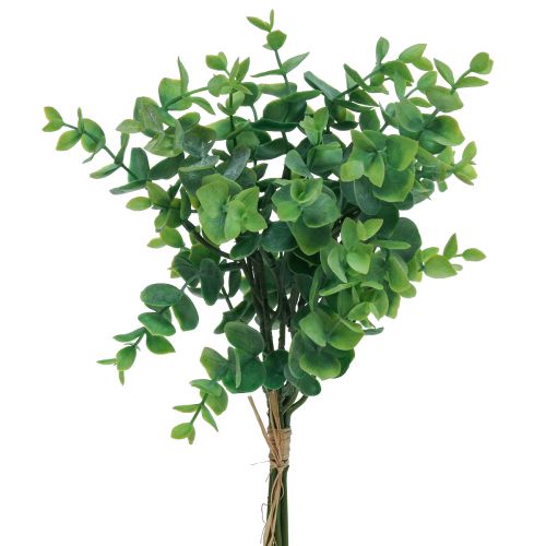 Floristik24 Ramas de eucalipto artificial plantas artificiales verde 34cm 6pcs