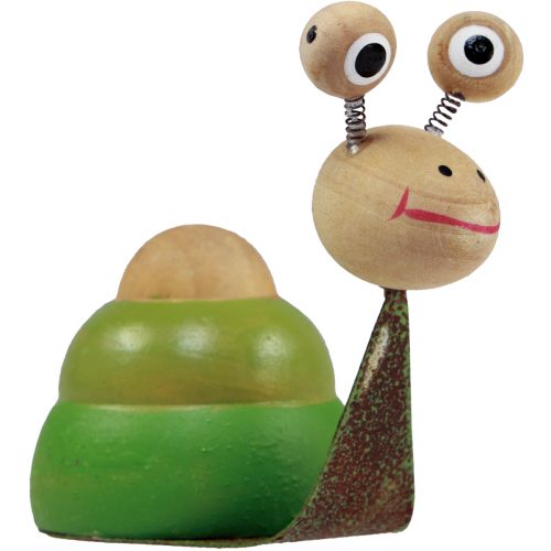 Artículo Decoración de mesa decoración de primavera caracol decoración de primavera 8cm 3 piezas