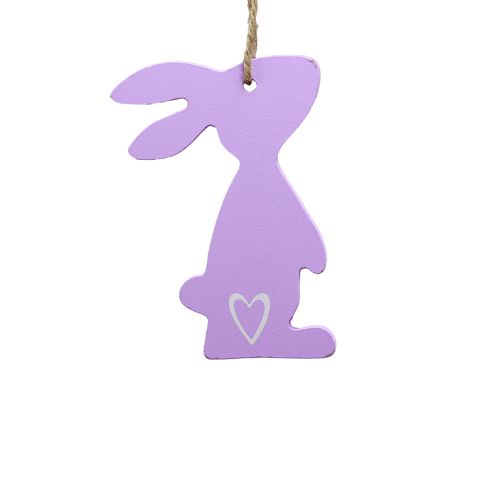 Artículo Decoración del conejito de Pascua decoración colgante Decoración de Pascua pastel 8cm 12pcs